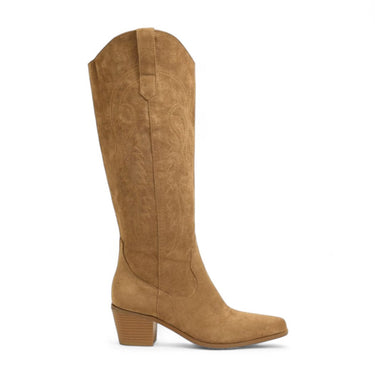 Suevy - Santiag en Daim à Talon pour Femme