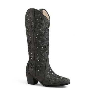 Gaby - Santiag Cowboy Rétro avec Cristaux Scintillants pour Femme