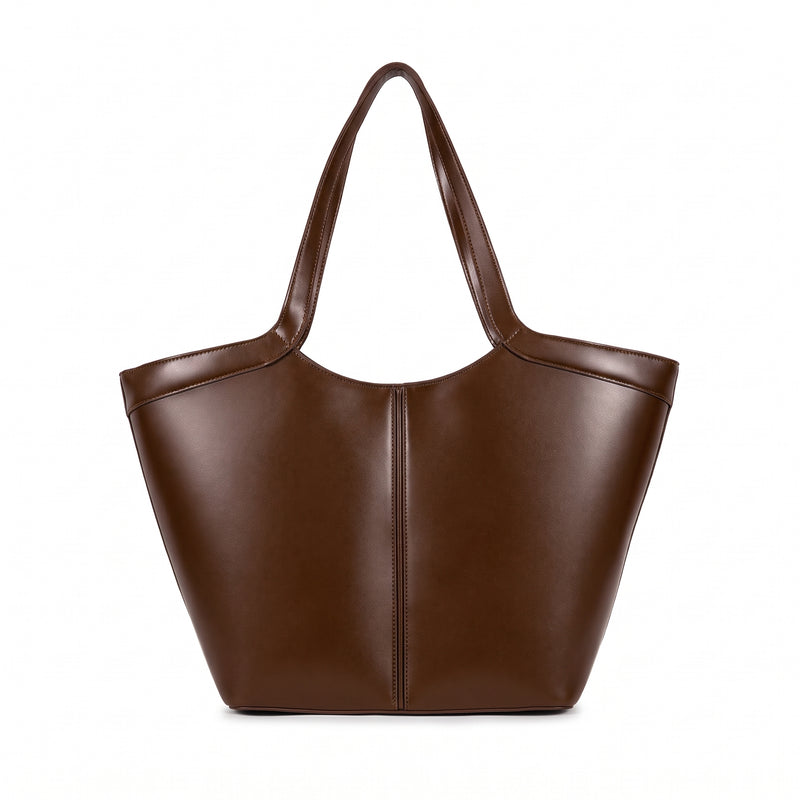 Céleste - Grand Sac Cabas Évasé Femme avec Portefeuille