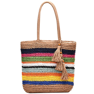 HISTORIA - Sac à Main de Plage Tote Bag Tissé