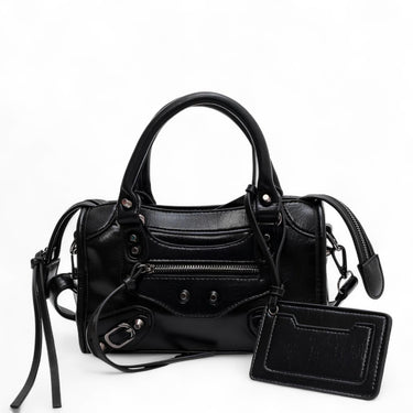 MAËLLE - Small Retro Hand Bag in Leather