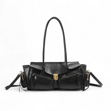 FIOLINE - Sac à Main en Cuir Style Rétro