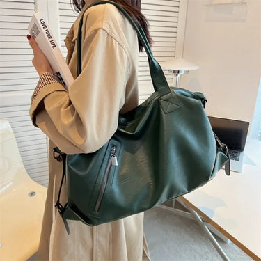 EMMA Sac à Main de Cours en Cuir Souple Lycée – Dione Couture