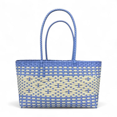 ELODIE - Sac à Main de Plage en Plastique Tissé