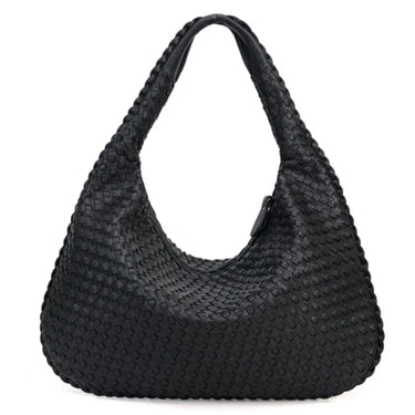 CLARA - Large Trendy Hand Bag Woven in Leather