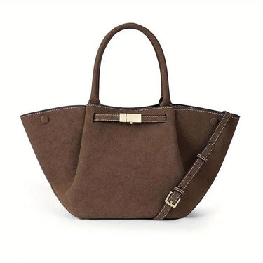 ANNE - Grand Sac à Main Bandoulière en Daim