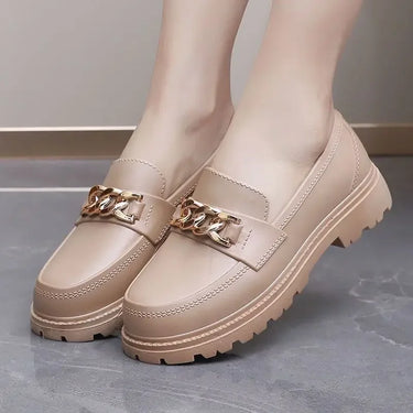 Women's Rain Boots Thickened Wedge Heel Indoor Outdoor Wear Resistant Casual PVC Ankle Shoes Low Heel Comfortable Footwear