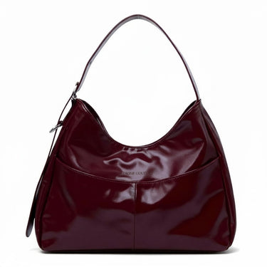 MEVA - Sac à Main de Cours en Cuir Vernis