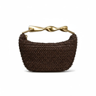 "Mouna - Pequeño bolso de mano estilo tejido"