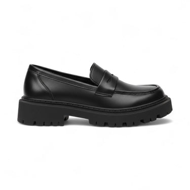 Moderne britisk stil Damesko Tykke bund Casual Loafers runde tå Polyurethan Opgraderet gummi Forår Efterår flade sko