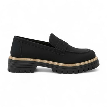 Forår Efterår Afslappet Tyk Bund Loafers Dame Sko Stor Størrelse Retro Britisk Stil Flad Hæl Komfortabel Åndbar Læder