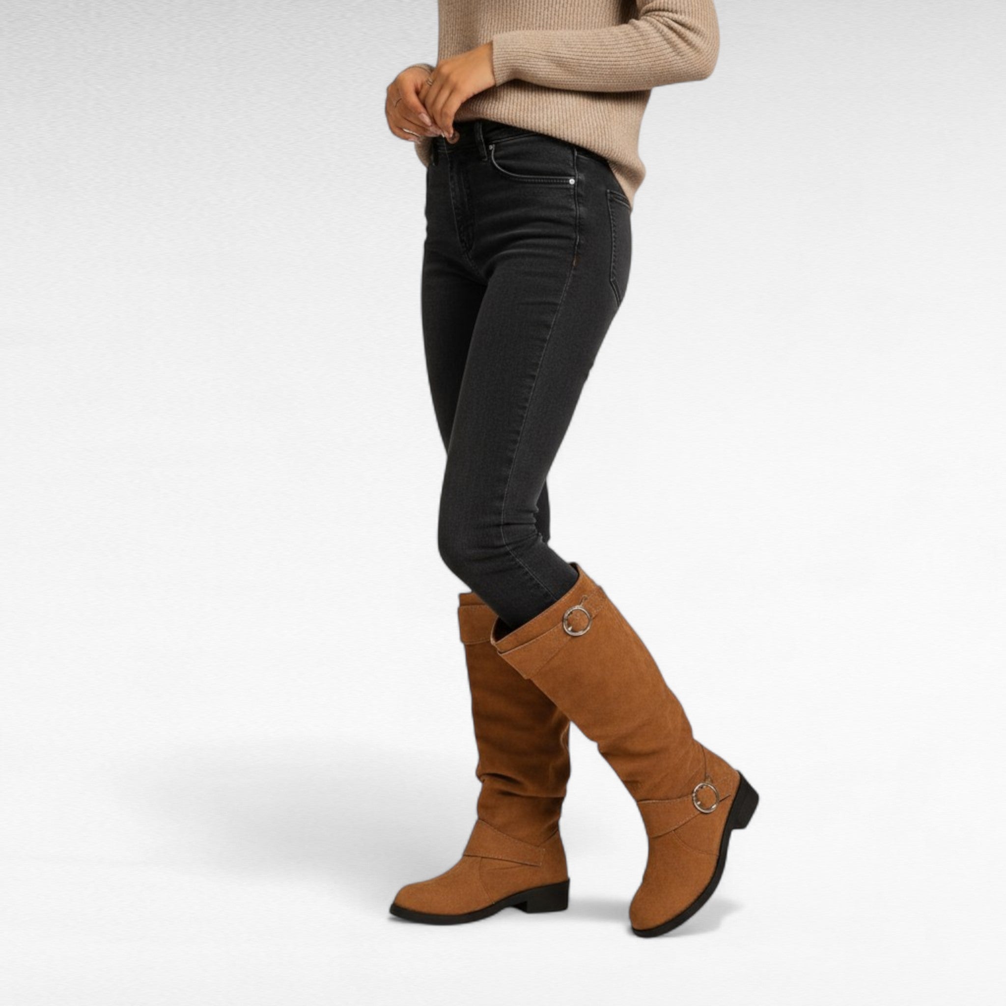 Vizzano Women's Tall Suede Dress Boot Style 301-102 Vizzano Women's Tall Suede Dress Boot Style 301-102