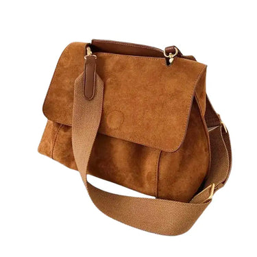 FABIOLA - Shoulder Hand Bag in Suede