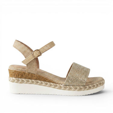 Domyv - Sandale Compensée Femme Espadrille Tendance