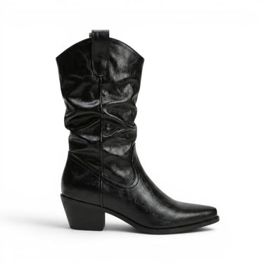 Laurentia - Santiag Courte en Cuir Brillant