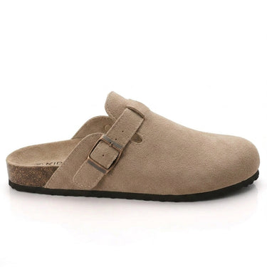 Faly -   Sabot Mule Femme Daim Semelle Liège