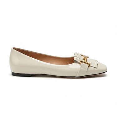 Maëlisse – Mocassin Femme Verni Franges Style Parisien