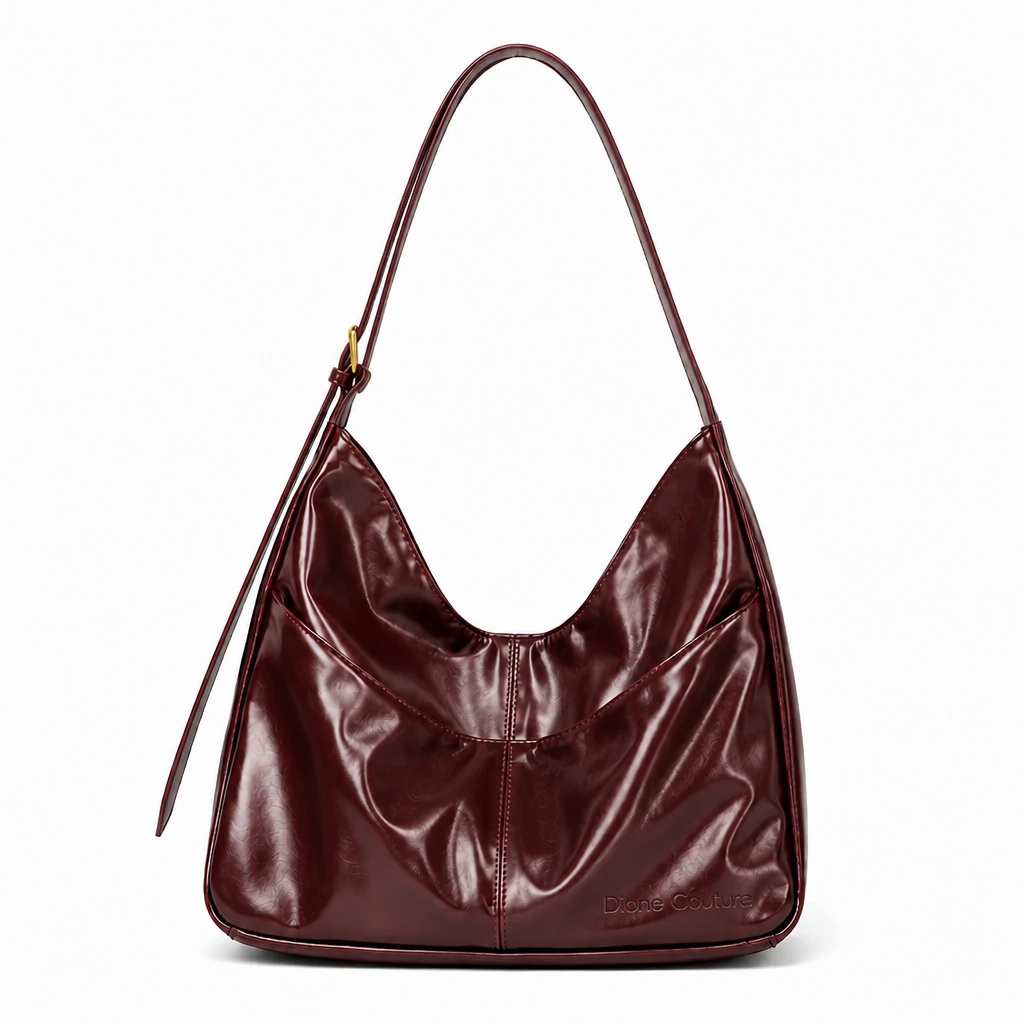 NOVA - Sac à Main de Cours en Cuir Vernis
