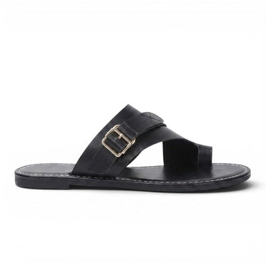 Vara – Mule Plate Femme en Cuir