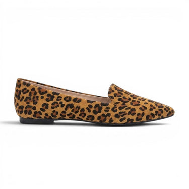 Sommers – Mokassins Damen aus Wildleder mit Leopardenmuster