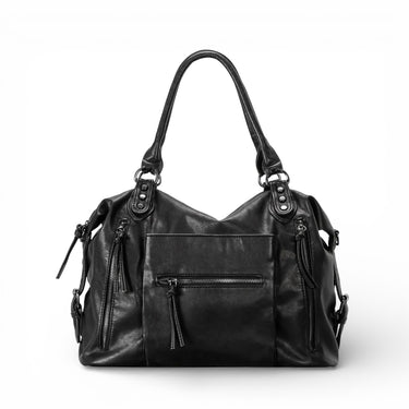 Luxe Multipocket Schoudertas Mode Retro Forens Oksel Motorfiets Tas Merk Ontwerp Dames Schoudertas Grote Reistas