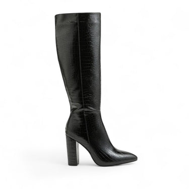 Mette - Botte Haute à Talon en cuir Vernis