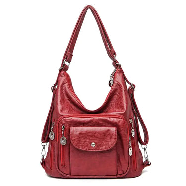 ODALIS - Crossbody Leather Hand Bag with Multiple Pockets