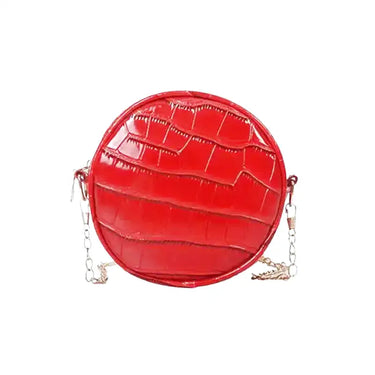 SOLENE Small Vintage Round Hand Bag with Shoulder Strap Dione Couture