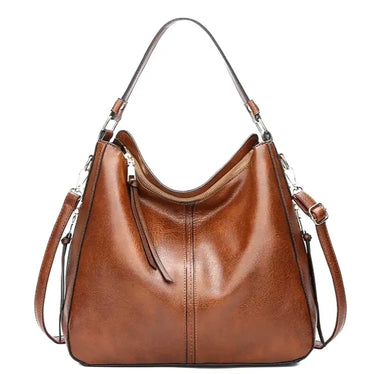 YUDITH - Large Leather Shoulder Hand Bag